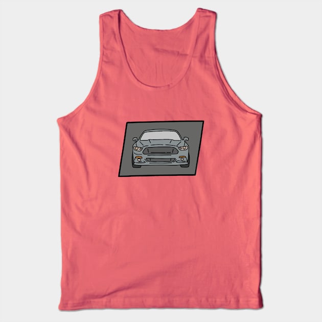 modern muscle car Tank Top by fokaction